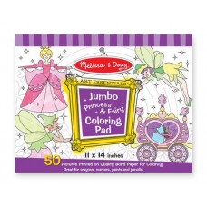 Melissa & Doug - Jumbo Colouring Pad - Princess & Fairy